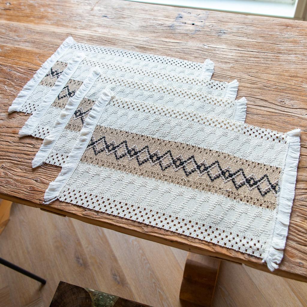 Einfache westliche Essmatte Einfacher Homestay Untersetzer Schüsselmatte Wärmeisolierung Rutschfest Verdickt Koreanische Tischmatte