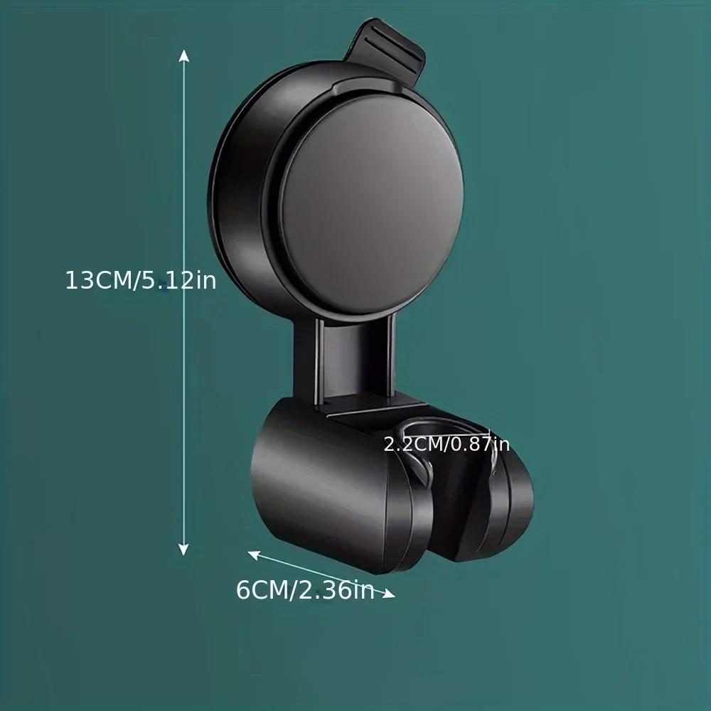 Easy-Install No-Drill Shower Head Holder - Adjustable, Fit with Suction Cup Base for Bathroom Accessories Amagi