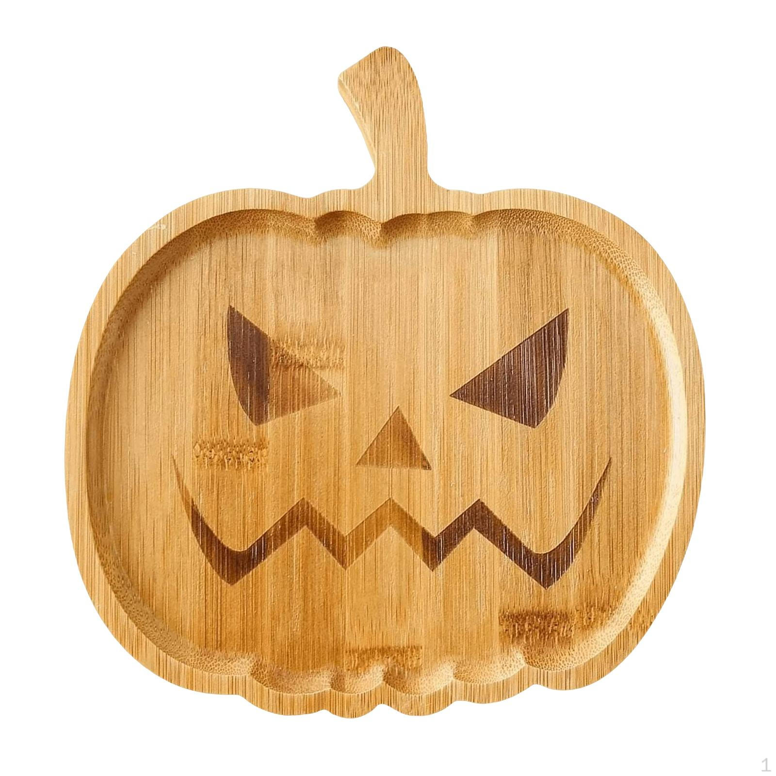 Serving Platter Decoration Rustic for Fruit Appetizer Bread Pumpkin