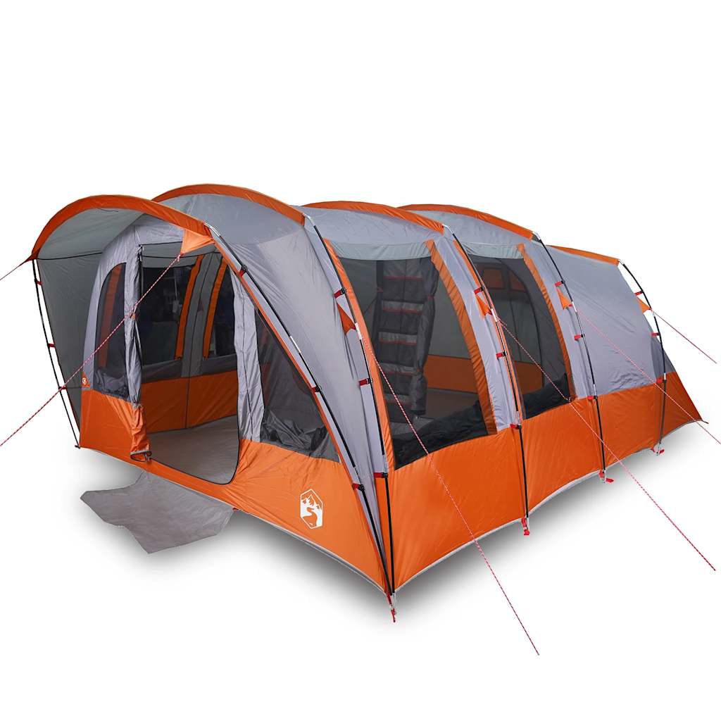 Tunnel Family Tent for 8 Persons Grey Waterproof