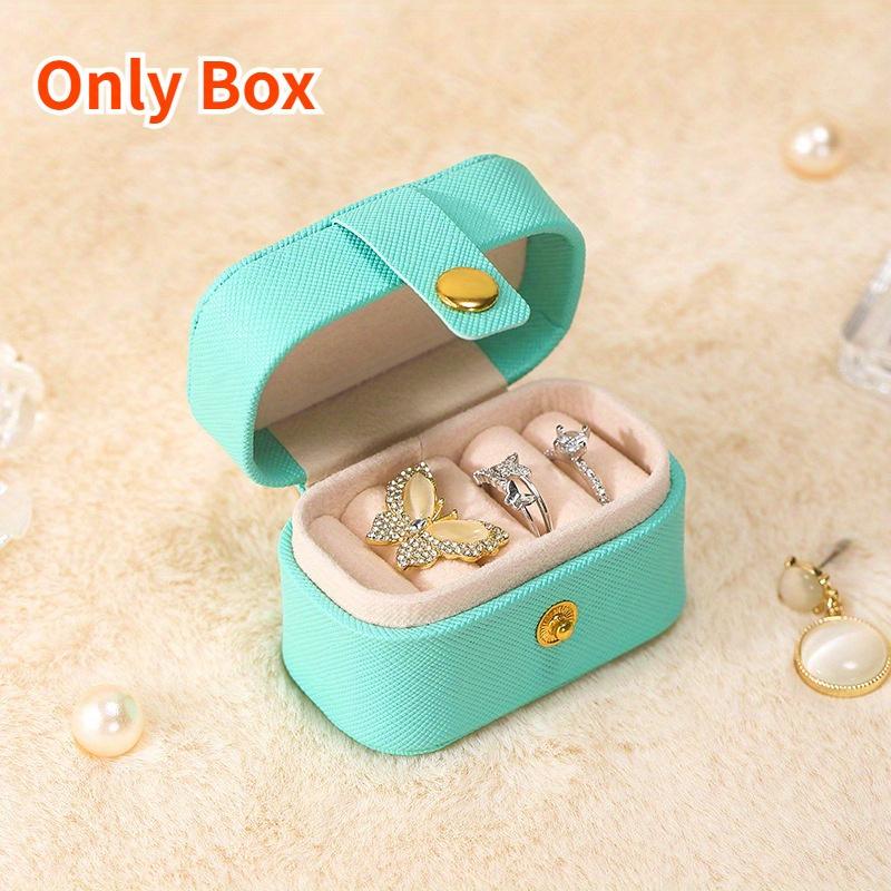 Jewelry Box with Large Capacity High-end and Exquisite Earrings Necklace Handicraft Storage Box