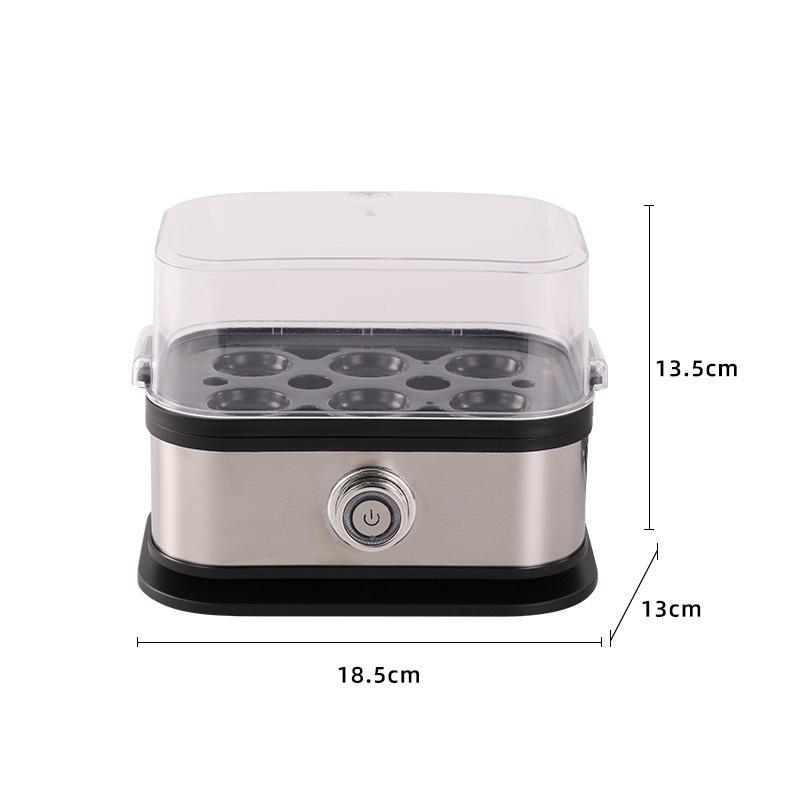 Portable Multifunctional Stainless Steel Egg Cooker: Small Steamed Egg Cooker for Kitchen and Breakfast