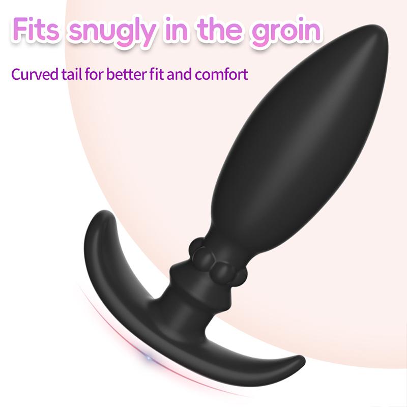 Silicone Rolling Bead Anal Plug Wearable Butt Plugs Stimulation Anus Masturbator G-Spot Massage Bdsm Sex Toy for Man Women