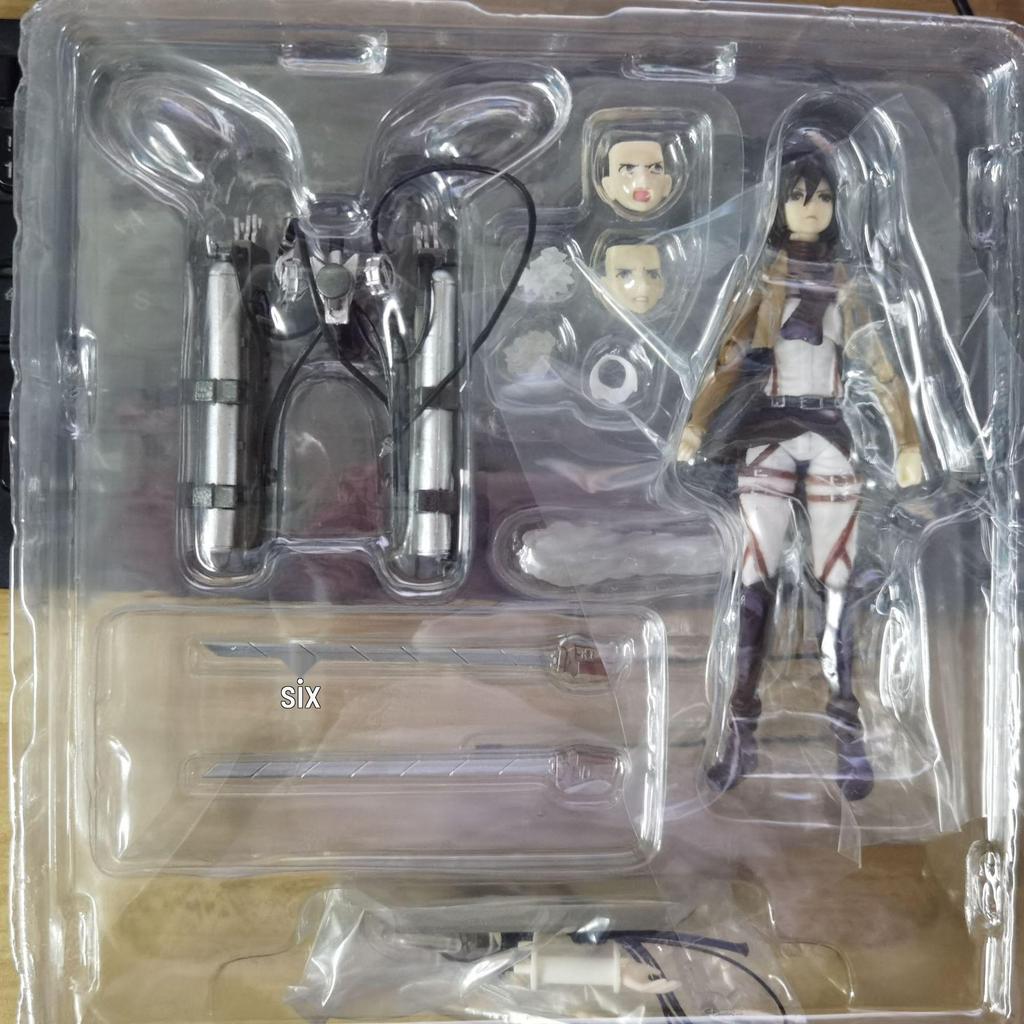 Attack on Titan: Captain Levi, Eren, and Mikasa Action Figures