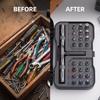 24 In 1 Multi-purpose Ratchet Wrench Screwdriver Set Magnetic S2 CRV Bits Modular Interchangeable Handle Portable Storage Box DIY Household Precision