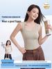 Tencel Lyocell French Square Neck Sleeveless Top for Women