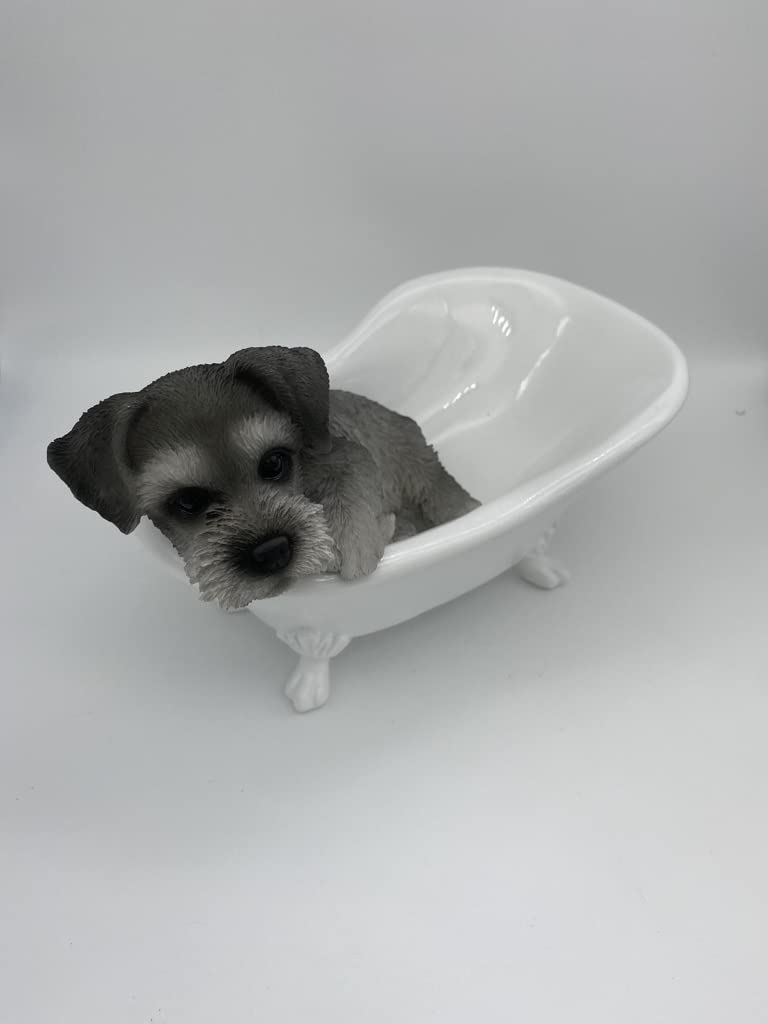 Toyo Sekiyari Dog Ornament Schnauzer (Bathtub)