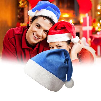 Rodinná vánoční čepice Santa Clause Měkká plyšová čepice Santa Clause Festivalový kostým Párty Klobouk Noel Nový rok Vánoční dárek Domácí dekorace