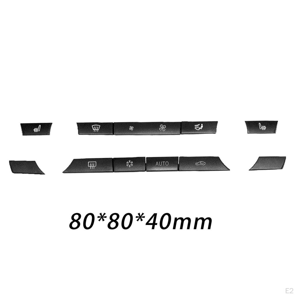 Auto Button Key Caps Repair Set, 61319313923 Cover Vehicle for F07 F10 F11 High Performance