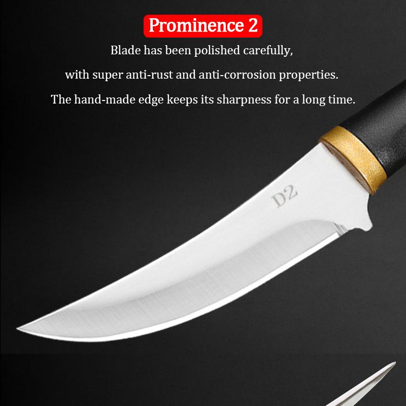 1pc Fruit Knife Household Portable Small Knife BBQ Cleaver Multifunctional Peeler Sharp Kitchen Knives Slicer