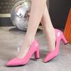 Designer Summer Luxury Outwear Womens Pumps Large Heels Pointed Solid Light Mouth Versatile Comfortable Single Shoes for Women