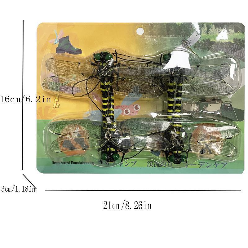 Large Dragonfly Mosquito Repellent Toy (12cm Wingspan) - Outdoor Simulation Model