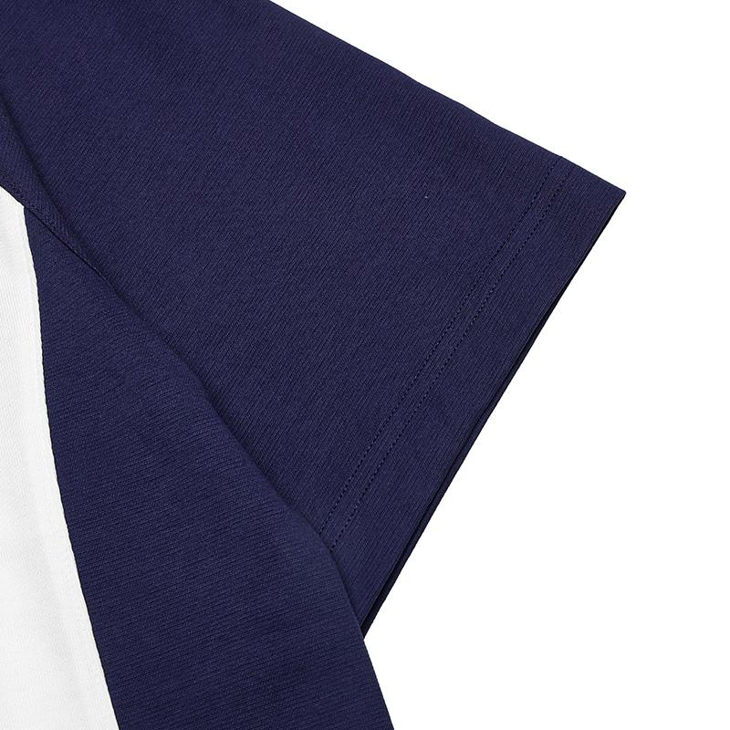 Fila Fashionable Versatile Knitted Short Sleeve T-Shirt Men Tops Cloud-Mushroom-White F11M519101FWT