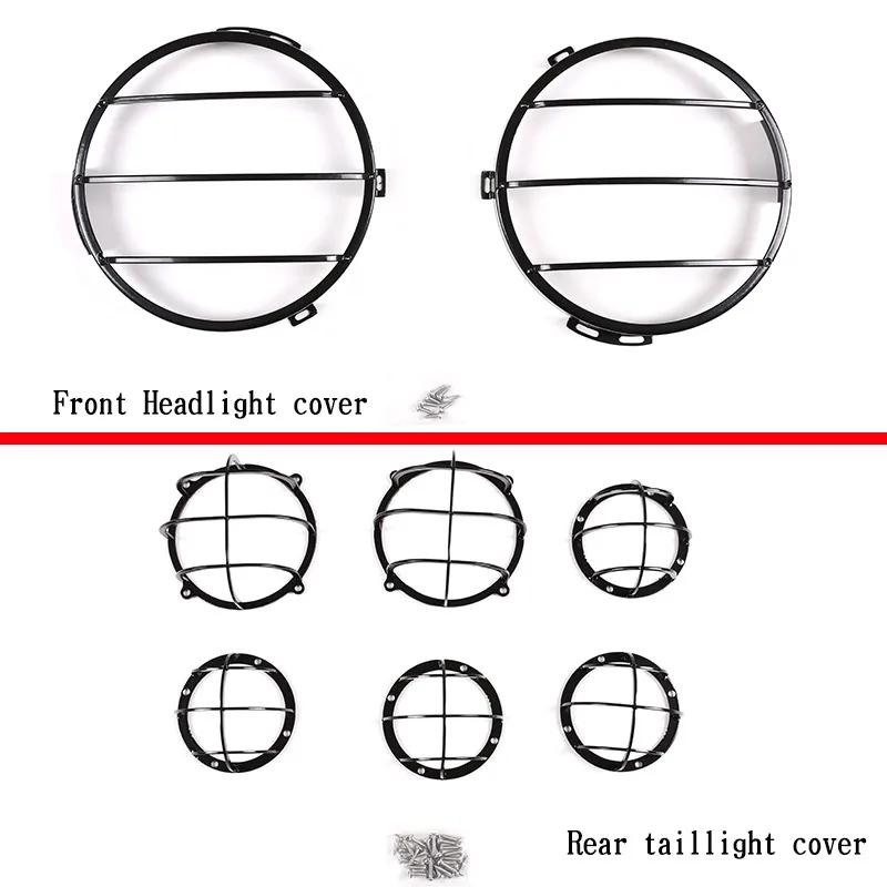 For Land Rover Defender 90 110 130 2004-18 Car Headlight Tail Lamp Protective Cover Car Light Protection cover  Car Accessories