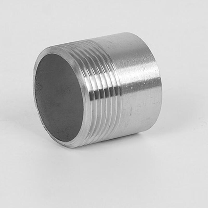 Jingrong 304 Stainless Steel Single Threaded Pipe Nipple