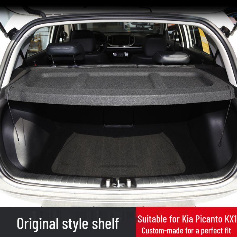 Kia Picanto KX1 Kofferraumtrenner und Heckklappen-Laderaumabdeckung Zubehör