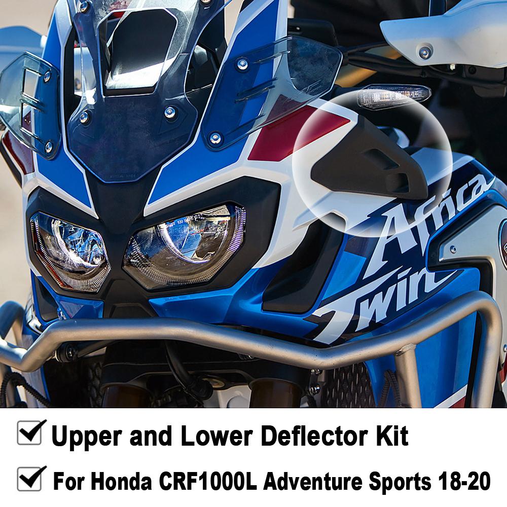 New CRF 1000 L Motorcycle Upper and Lower Wind Deflector 2018 2019 2020 For Honda CRF1000L Africa Twin Adventure Sports
