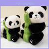 Pelúcia de Panda com Material de Pelúcia Curta para Crianças e Meninas Presente ou Presente de Aniversário
