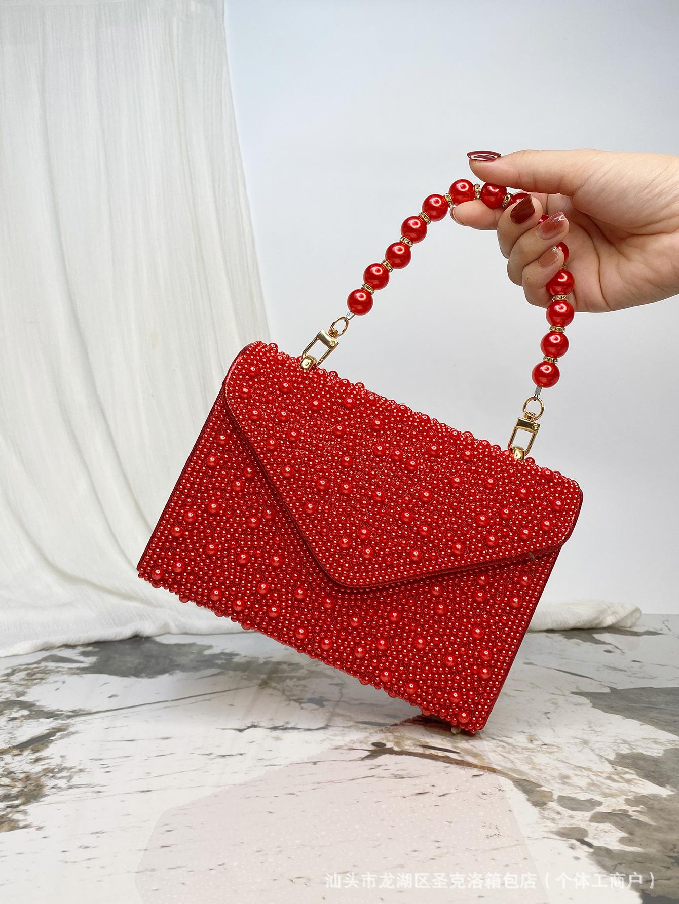 

2024 сумки, сумки для ужина, популярные высококачественные сумки из жемчуга, роскошные вечерние сумки знаменитостей со стразами, свадебные банкеты, Xiyin 19*14*8