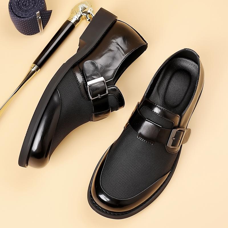 Fashion Leisure Walk Male Loafers Outdoor Anti-slip Men's Driving Shoes Handmade Business Footwear Elegantes Slip On Flats Oxford Shoes