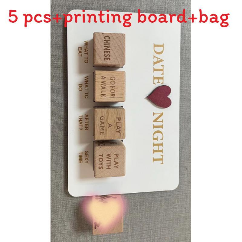 After Dark Date Night Dice Wooden Game For Couples Romantic Gift