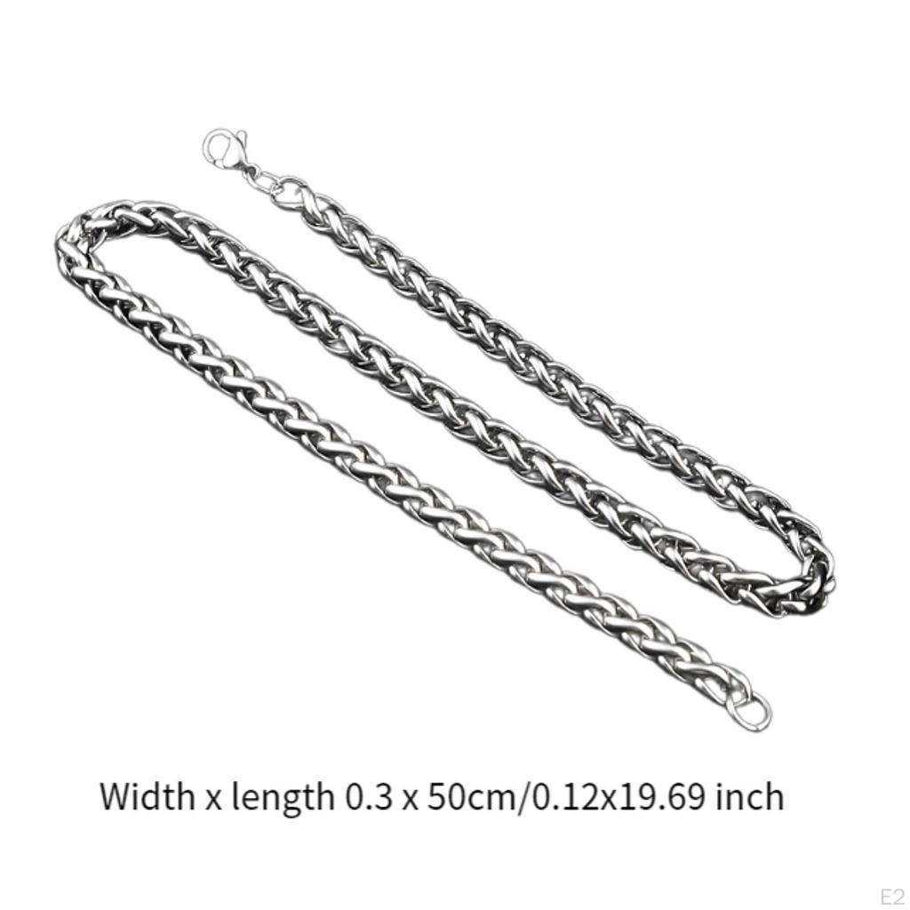 Chain Necklace Choker 3mm Fashion Single Clavicle with Lobster Clasp for