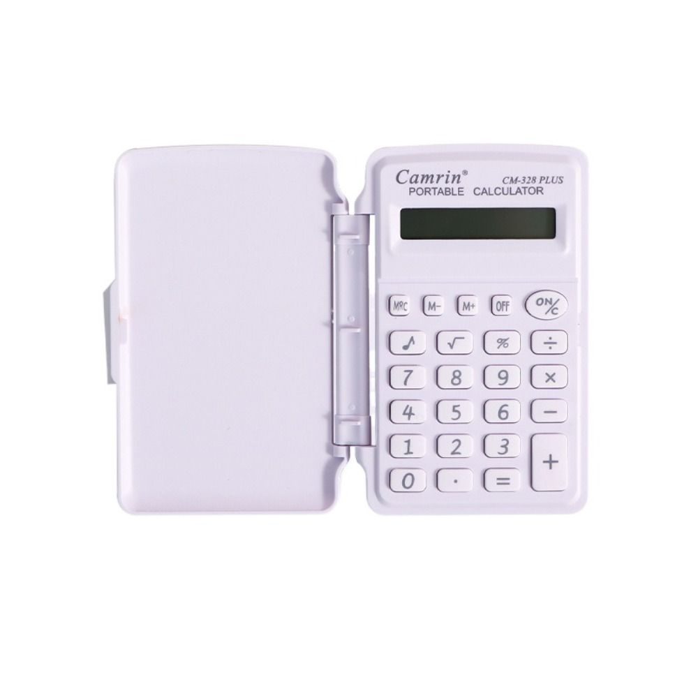 Lightweight Student Stationery 8 Digits School Supplies New Mini Flip Calculator Student