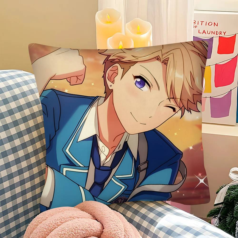 1pc Narukami Arashi Pillow Case Fashion Square Pillowcase Bedroom Sofa Room Ins Decoration Leisure