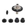 57T 0.8mod Slipper Gear Set Hardened Steel 20T 21T RC Motor Gear with Output Shaft for ARRMA 1 10 1 8 4S RC Cars Black