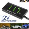 Mini 12V LED Waterproof Display Voltmeter Car Voltage Volt Gauge Panel Meter for Automotive