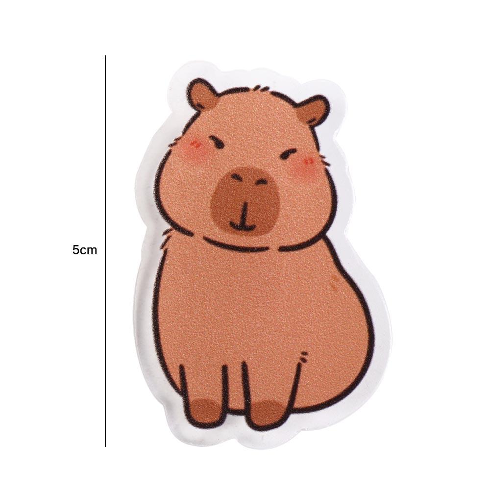 Kapibara Capybara Brooch Cute Kapibara Badge Exquisite Acrylic Capybara Pin  Gift