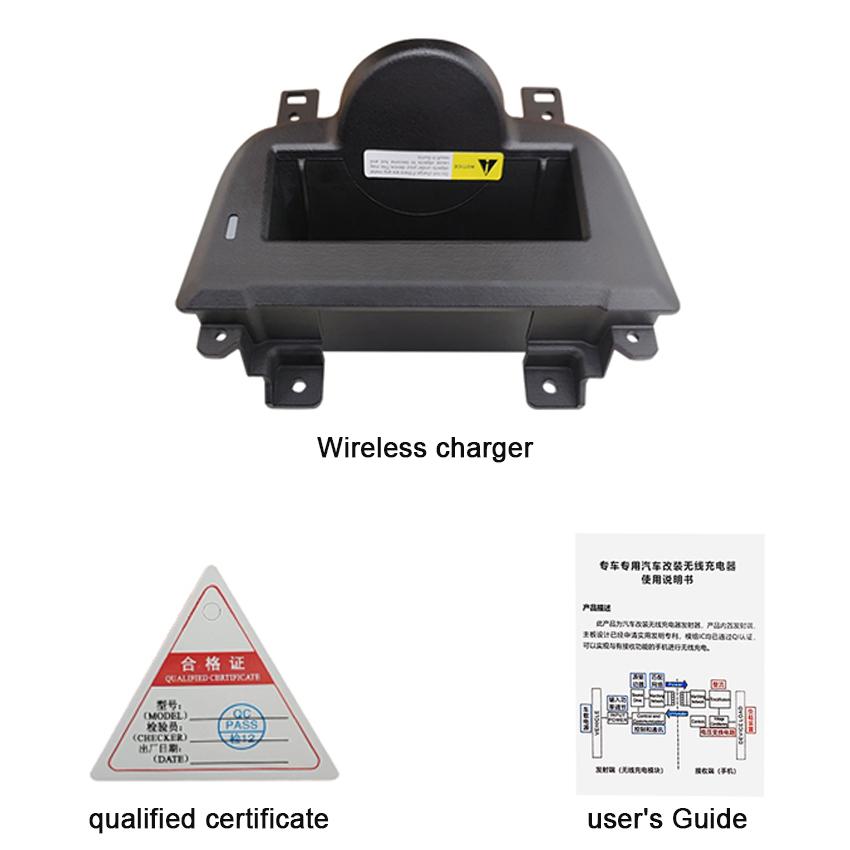 

Автомобильное беспроводное зарядное устройство QI для Porsche Panamera 2017~2019 2020 2021 2025 беспроводное зарядное устройство для телефона зарядка держатель для телефона аксессуары