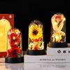Valentine's Day Gift Eternal Rose Acrylic Cover Gift Box Sunflower Soap Flower Christmas Creative Gifts