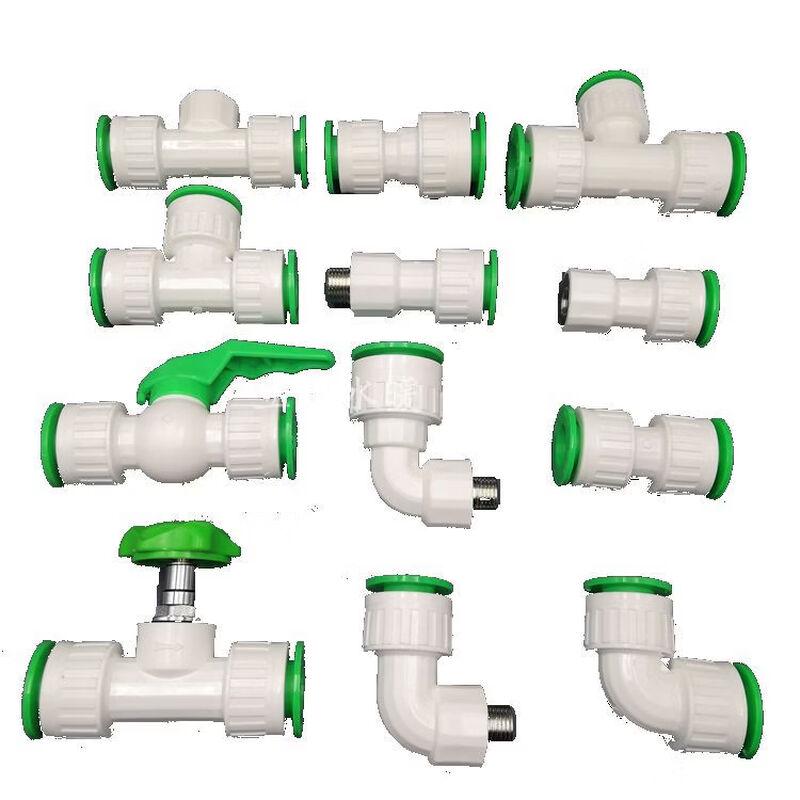 Miling PPR/PE Quick-Connect Elbow Fitting