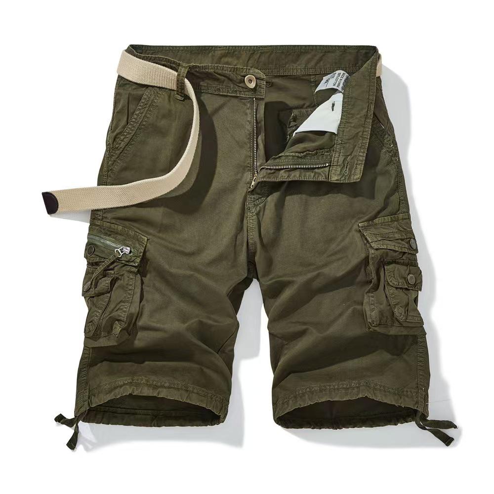 

2026 Men s Casual Cross-Border Spring/Summer Lightweight Workwear Shorts 40 армія зелений колір