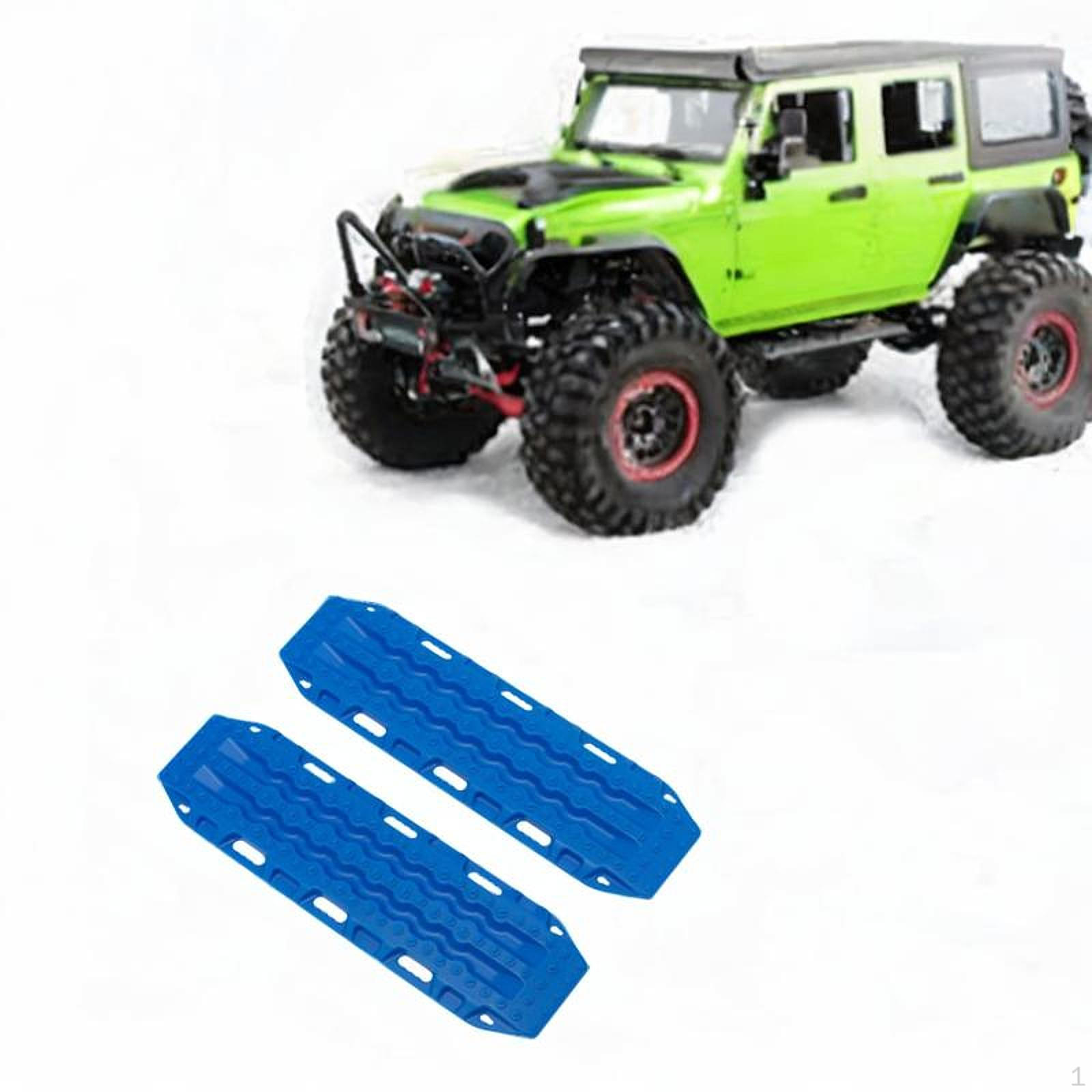 

RC Car Sand Ladder Board Anti Skid Plate DIY Modified Vehicle Simulation Kit for SCX10 Trx4 синій