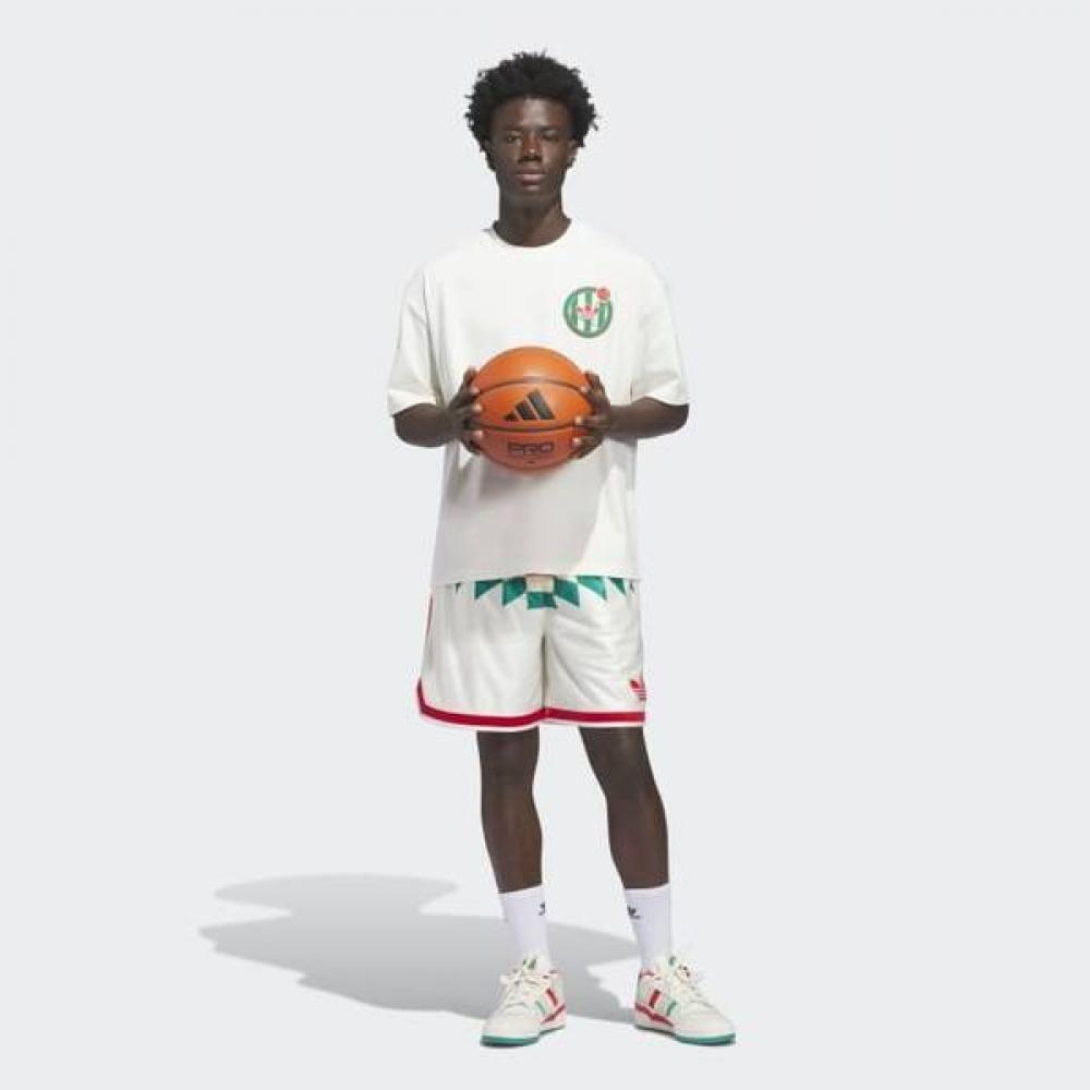 Adidas Unisex Classic Oversize Basketball Crest Tee K...