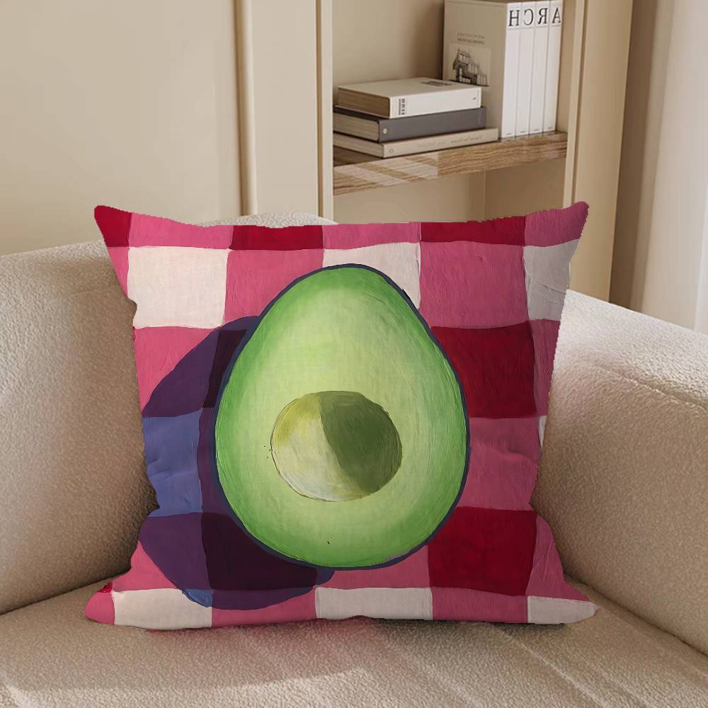 Fruit Pattern Cartoon Cushion Cover Pillowcase Upholstery Sofa Throw Pillow Home Decor Pillowcas