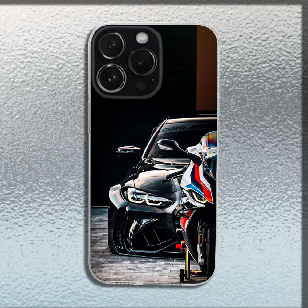 Bike B-Bmwes Moto S1000rr Phone Case For iPhone 16,15,14,13,12,11 Plus,Pro,Max,XR,XS,Plus,SE,Mini Transparent Soft Cover