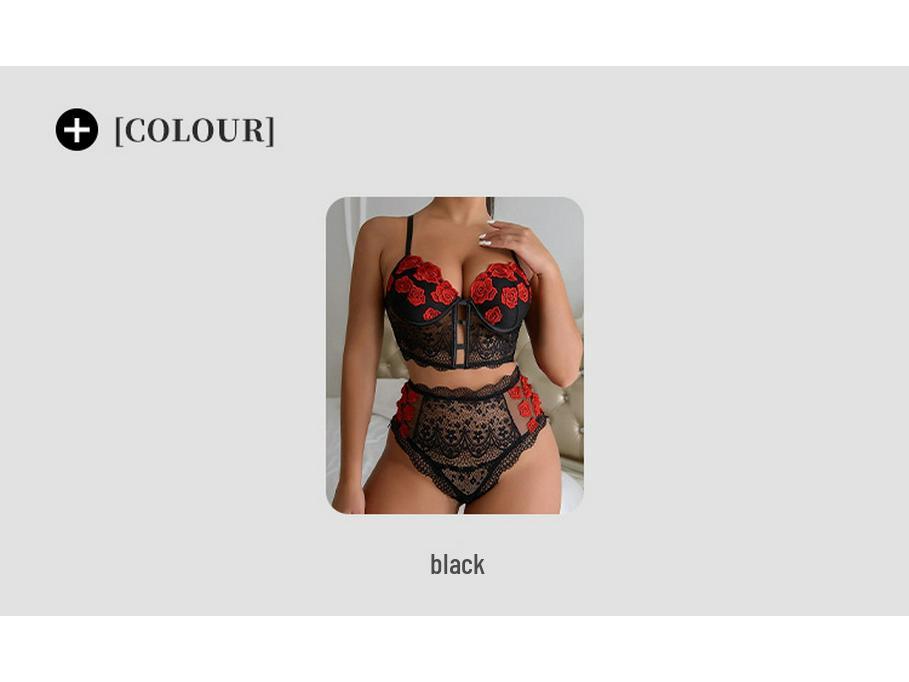 2024 Premium Embroidered Tieup Lacetrim Flirty Womens Set