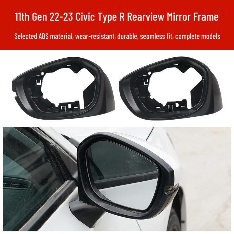 Honda Integra 11th Gen Civic Rearview Mirror Housing with Backup Camera, Lens, Frame, and Turn Signal Cover