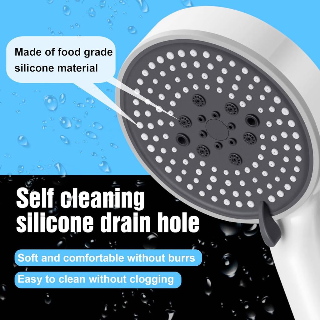 Booster Shower Head Multifunctional Adjustable Filter Dechlorination Household Bathroom Large Water Volume Shower Accessories