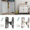 Zámky na posuvné dveře 90/180 stupňů Bez vrtání Bezpečnostní zámek posuvných dveří Flip zámek dveří ze zinkové slitiny Bezpečnostní kování Dlouhotrvající