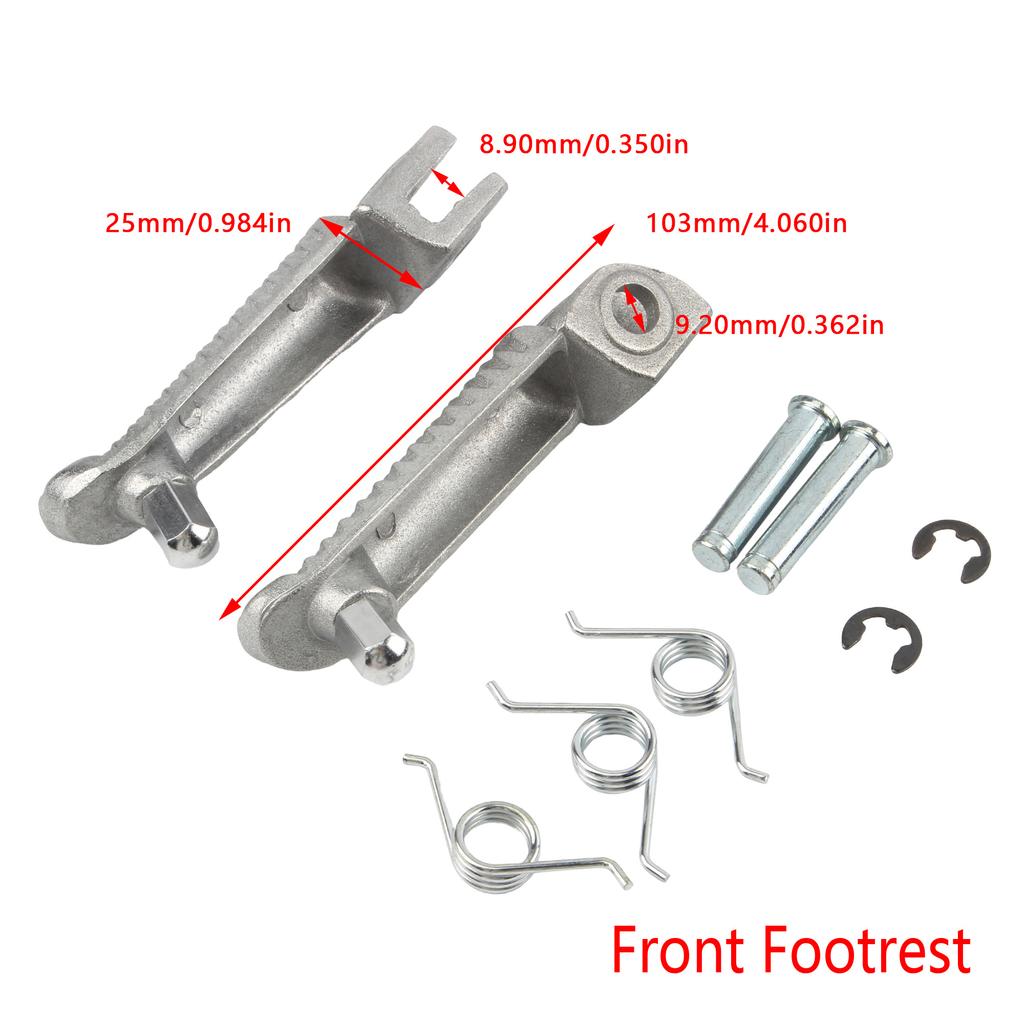 Motorcycle Footrest Foot Step Pegs For Yamaha YZF1000 YZF R1 YZF600 YZF-R6 R6S Dirtbike Rider Foot Rests Pedal Moto Parts