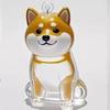 Cute Transparent Puppy Hair Storage Pendant Keychain - Creative Bag and Backpack Ornament