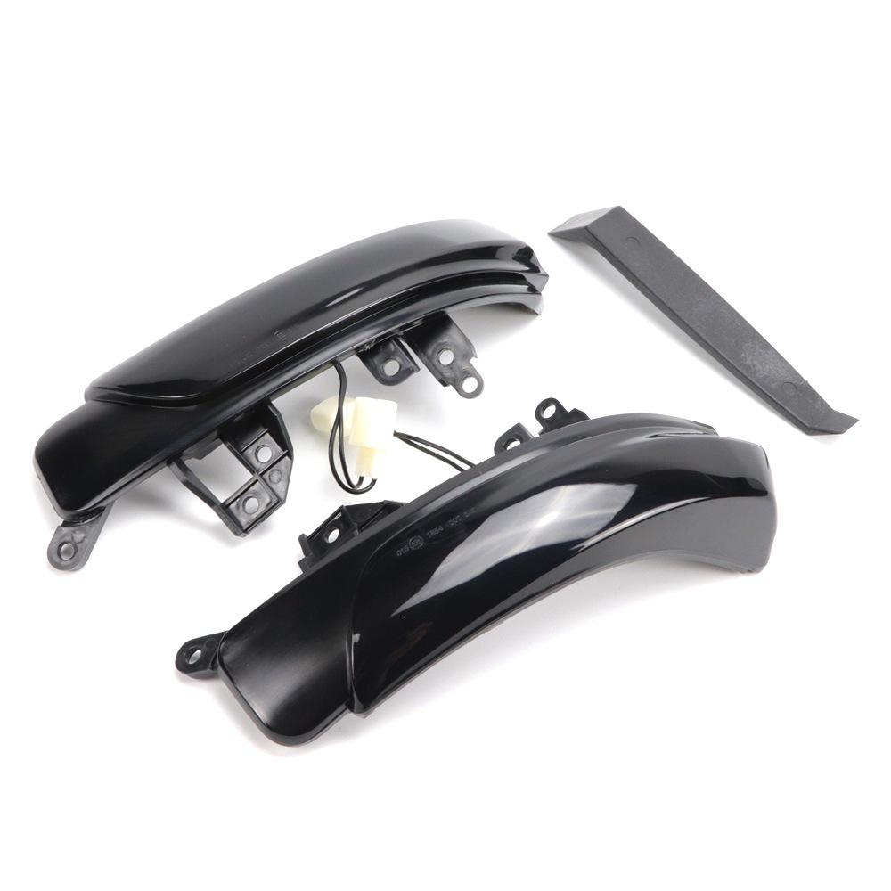 Black Shell Sequential Rearview Mirror Turn Signal Light for Toyota Prius, Reiz, WISH, Crown, Avalon.
