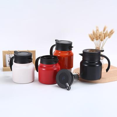Vacuum 316 Stainless Steel Thermos Pot with Handle Portable Stewing Teapot Large Capacity Intelligent Temperature-sensitive Soaking Teapot.