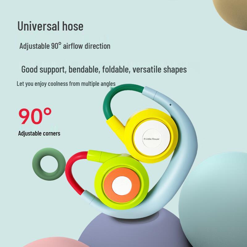 ALittleFlower Bladeless Portable USB Neck Fan