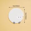 Cute Cartoon Sheep Cup Coaster Silicone Cup Mat Pad Mug Holder Mat Coffee Drinks Table Placemats Heat-resistant Cup Coasters