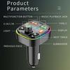 Bluetooth Car MP3 Player  FM Transmitter Handsfree Car Radio Modulator PD Type C USB car Charger Adapter Handsfree Car kit